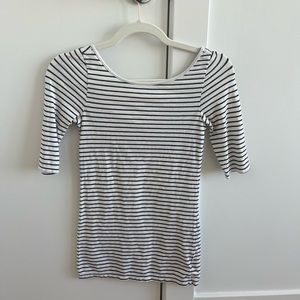 Talula Babaton striped shirt 3/4 sleeve